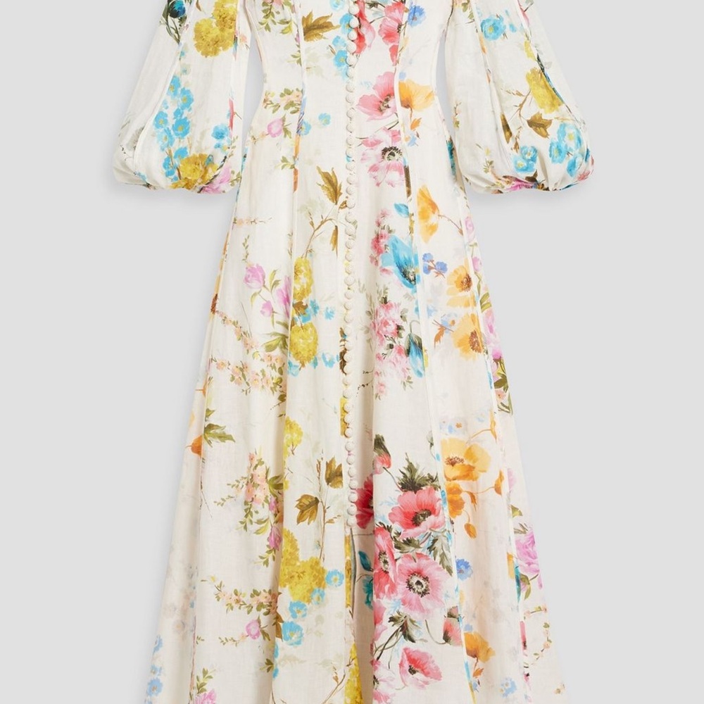 Zimmermann Multicolor Floral Dress - Picture 1 of 4